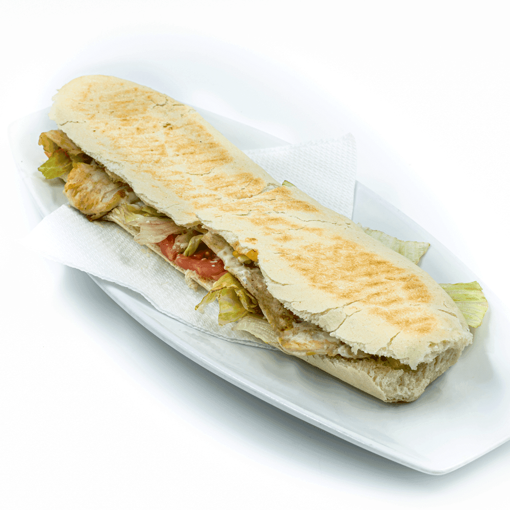 Baguette de Pinchito Pollo o Cerdo